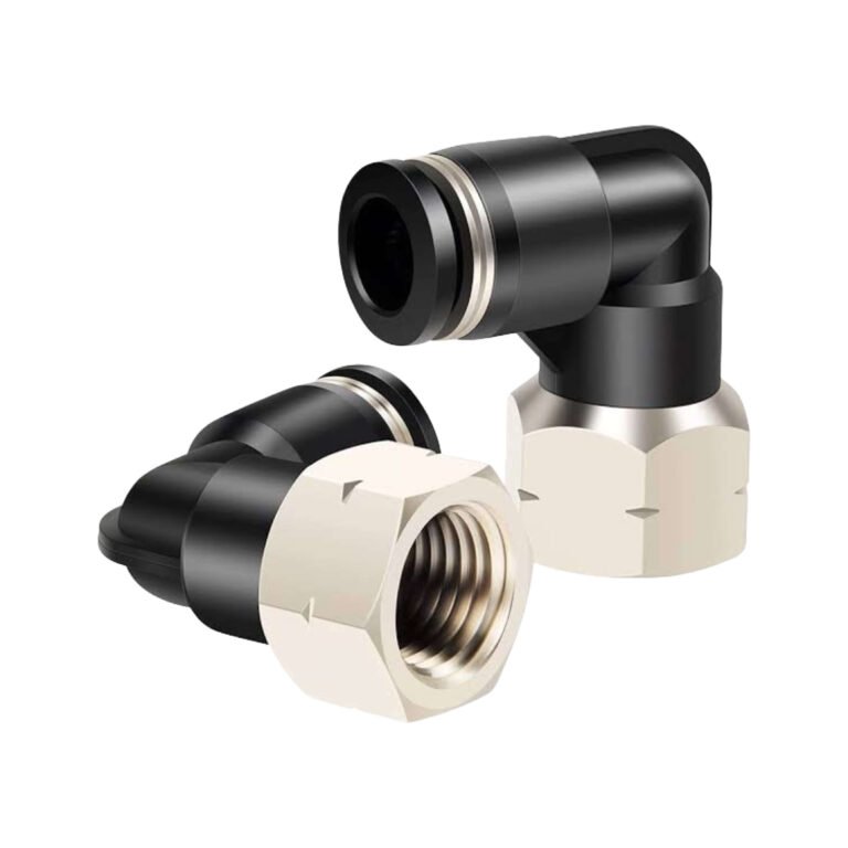 Raccord pneumatique coude femelle