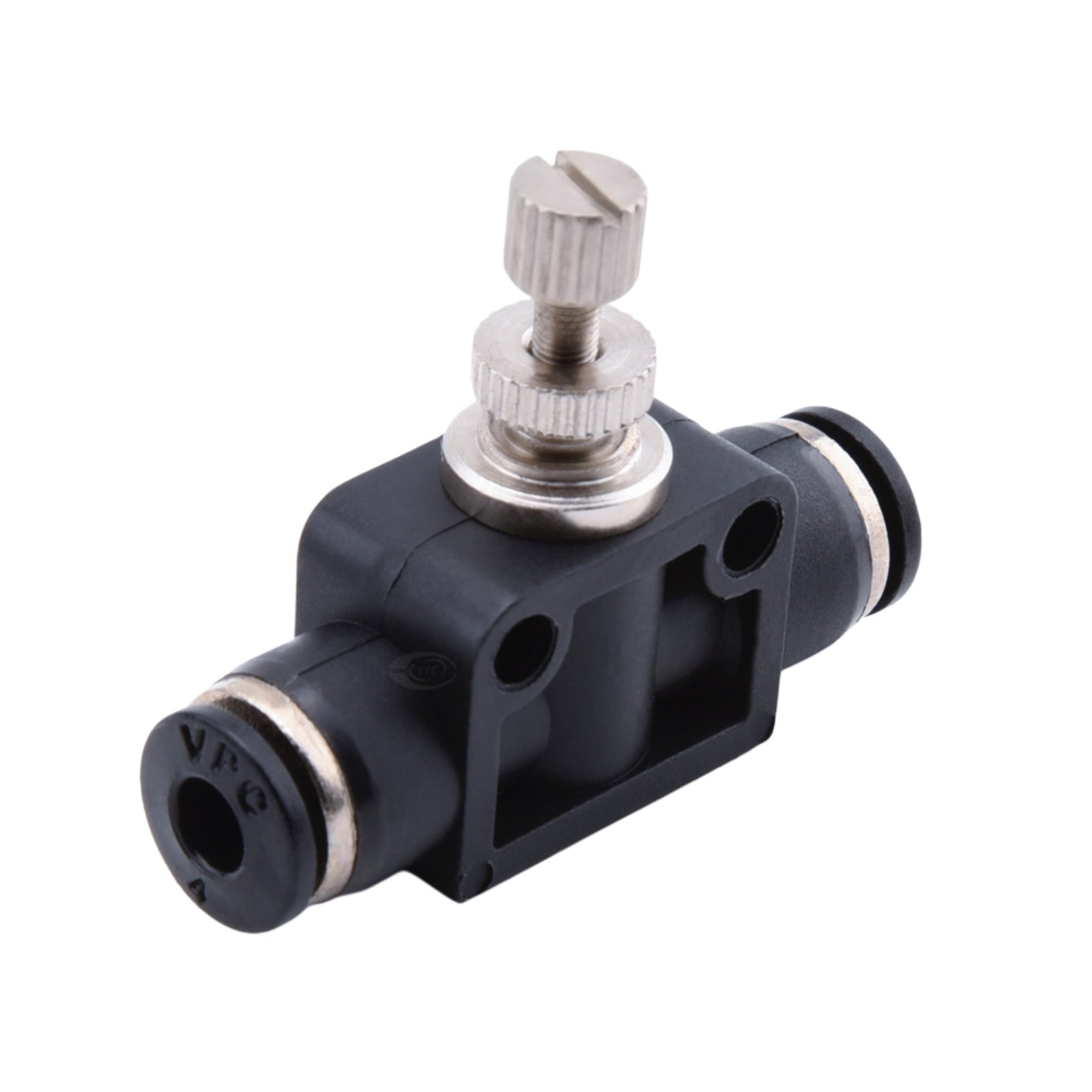 Raccord régulateur union droit