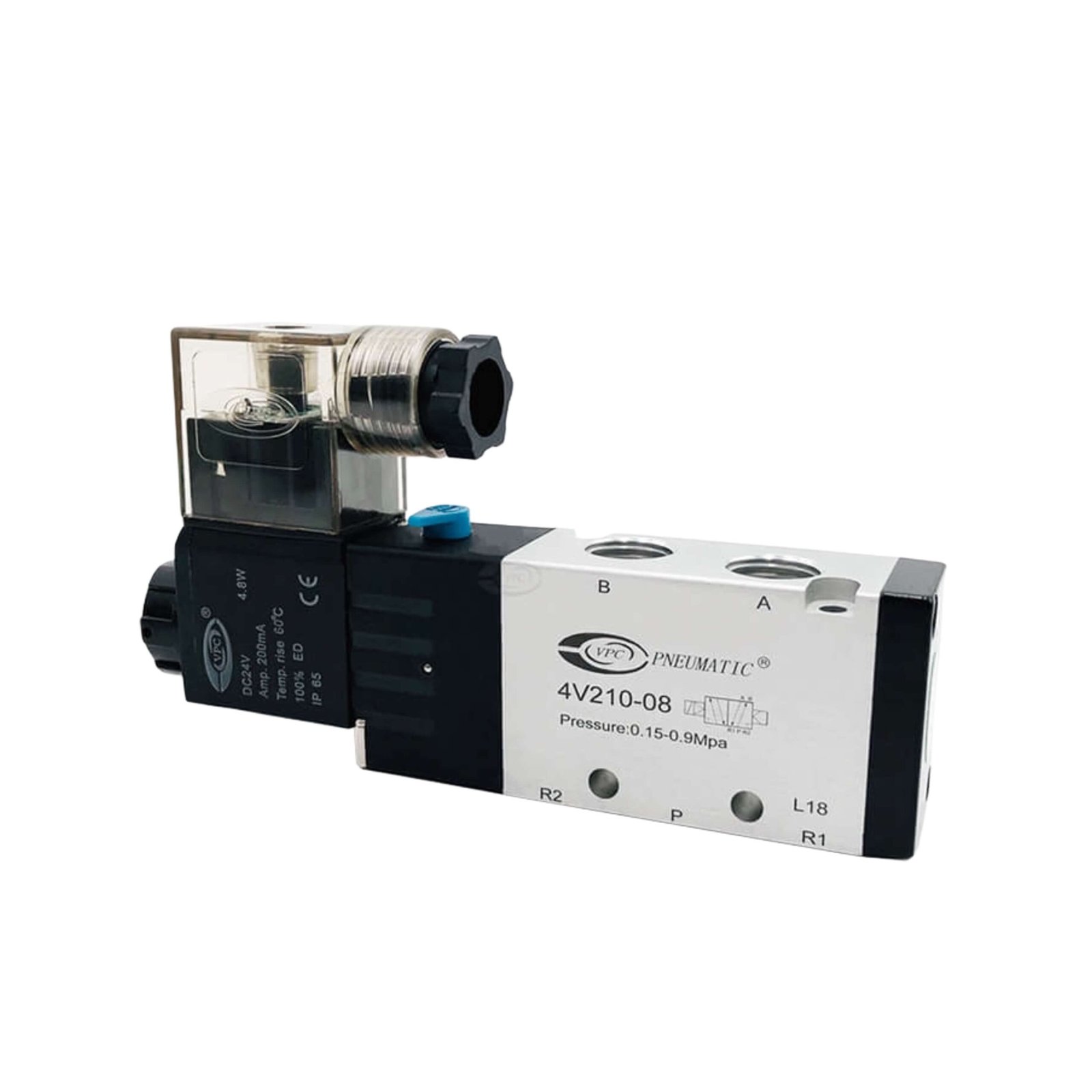 Distributeur 5/2 - 1/4 Monostable 